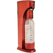 DrinkMate Water & Soda Machine, Carbonates Any Drink , Cylinder Included - Red product image
