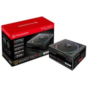 Thermaltake Smart Pro RGB 850W 80 PLUS Bronze Fully Modular APFC PSU w/ Riing 14 RGB Fan 5 Lighting Modes product image