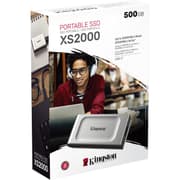 Kingston XS2000 500GB High Performance Pocket-Sized External SSD USB C product image