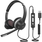 Mpow HC6 Office Headset with Mic USB Noise Reduction for Call Center Skype PC Cellphone product image