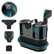 سيكوتك Conga 7000 Carpet&Spot Clean Steam XXL، منظف سجاد وبقع بالبخار بقدرة 2200 واط، خزانات مزدوجة XXL، بخار عالي الضغط، شفط قوي، تنظيف عميق متعدد الأسطح. product image