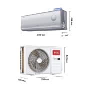 تي سي ال مكيف هواء بنطام فريش ان 1 طن product image