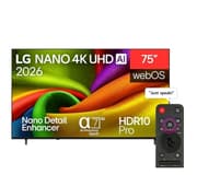 إل جي شاشة تلفزيون نانو يو اتش دي 75 انش product image