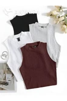 Ribbed Knit Women's Top product thumbnail 2