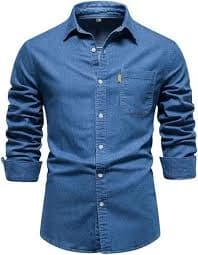 Men's Denim Casual Shirt