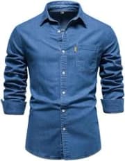 Men's Denim Casual Shirt product image