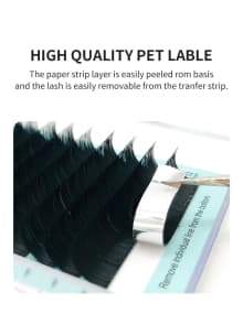 NATUHANA 16Rows Matte Black Natural Soft False Eyelashes product thumbnail 11