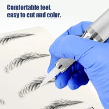 Microblading Practice Skin Inkless Wide Eyebrows Microblading Training Sheet product thumbnail 2