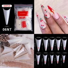 nail art French pointed nail ballet nail transparent nail toe nail toe nail toe nail nail sheet product thumbnail 13
