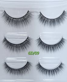 Anjieer Fashion Eyelash 3pairs 6D product thumbnail 5
