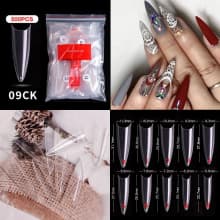 nail art French pointed nail ballet nail transparent nail toe nail toe nail toe nail nail sheet product thumbnail 30