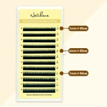 NATUHANA Bottom Eyelash Extension Soft Under Eyelashes J Curl 5-7 Mix product thumbnail 10