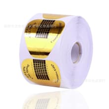 \Nail art paper tray square horseshoe-shaped large paper tray Make phototherapy nail crystal nail nail extension tool 500 pieces product thumbnail 10