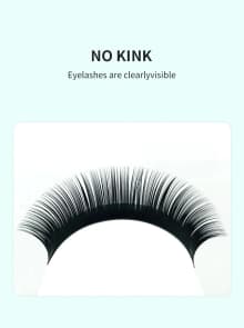 NATUHANA 16Rows Matte Black Natural Soft False Eyelashes product thumbnail 5