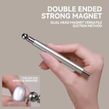 2 In 1 Nail Cat Eye Magnet And Super Strong Magnetic Ball Purple Pink Aluminum Anti-Mistouch Salon Home Manicure DIY Nail Tool product thumbnail 7