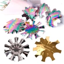 Nail Art Tools Set French nail art plastic steel plate model 18 French sticker crystal nail making templates product thumbnail 18
