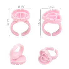 Eyelash embroidery drop glue blooming cup pigment cup ring cup ring cup pigment cup glue tray eyelash glue cup product thumbnail 5
