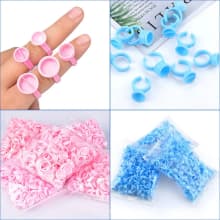 Eyelash embroidery drop glue blooming cup pigment cup ring cup ring cup pigment cup glue tray eyelash glue cup product thumbnail 8