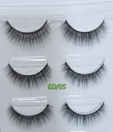 Anjieer Fashion Eyelash 3pairs 6D product thumbnail 3