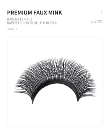NATUHANA YY Shape Eyelash Extensions CD Curl Black product thumbnail 9