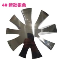 Nail Art Tools Set French nail art plastic steel plate model 18 French sticker crystal nail making templates product thumbnail 5