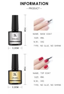 packge  HS poly gel 15 ML 2 colors product thumbnail 31