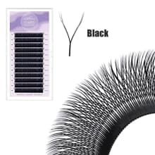 NATUHANA YY Shape Eyelash Extensions CD Curl Black product thumbnail 6