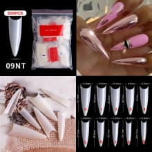 nail art French pointed nail ballet nail transparent nail toe nail toe nail toe nail nail sheet product thumbnail 7