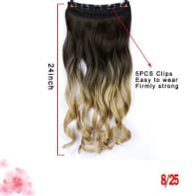 5clip in extension ombre hair product thumbnail 10