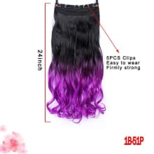 5clip in extension ombre hair product thumbnail 4