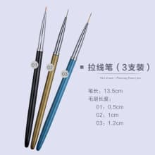 Henna painting pen row pen 3 pieces set nail pen DIY painting pen make flower painting brush set of three product thumbnail 2