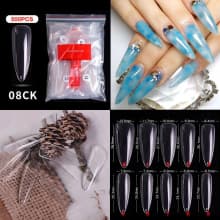 nail art French pointed nail ballet nail transparent nail toe nail toe nail toe nail nail sheet product thumbnail 10