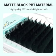 NATUHANA 16Rows Matte Black Natural Soft False Eyelashes product thumbnail 17