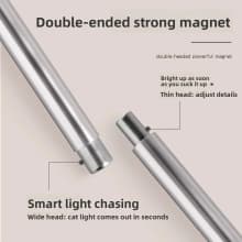 2 In 1 Nail Cat Eye Magnet And Super Strong Magnetic Ball Purple Pink Aluminum Anti-Mistouch Salon Home Manicure DIY Nail Tool product thumbnail 3