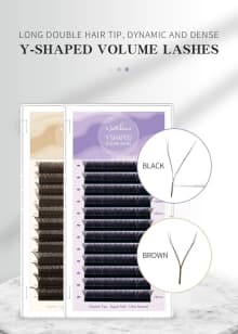 NATUHANA YY Shape Eyelash Extensions CD Curl Black product thumbnail 11