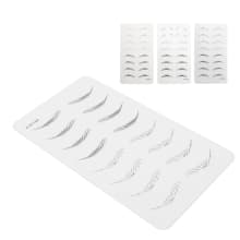 Microblading Practice Skin Inkless Wide Eyebrows Microblading Training Sheet product thumbnail 9