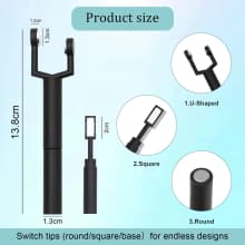 Magnet Stick 3 In 1 Y-shaped Cat Magnetic Double-head UV Gel Nail Art Strong Magnetic Multifunctional Nails Magnet Pen DIY product thumbnail 4