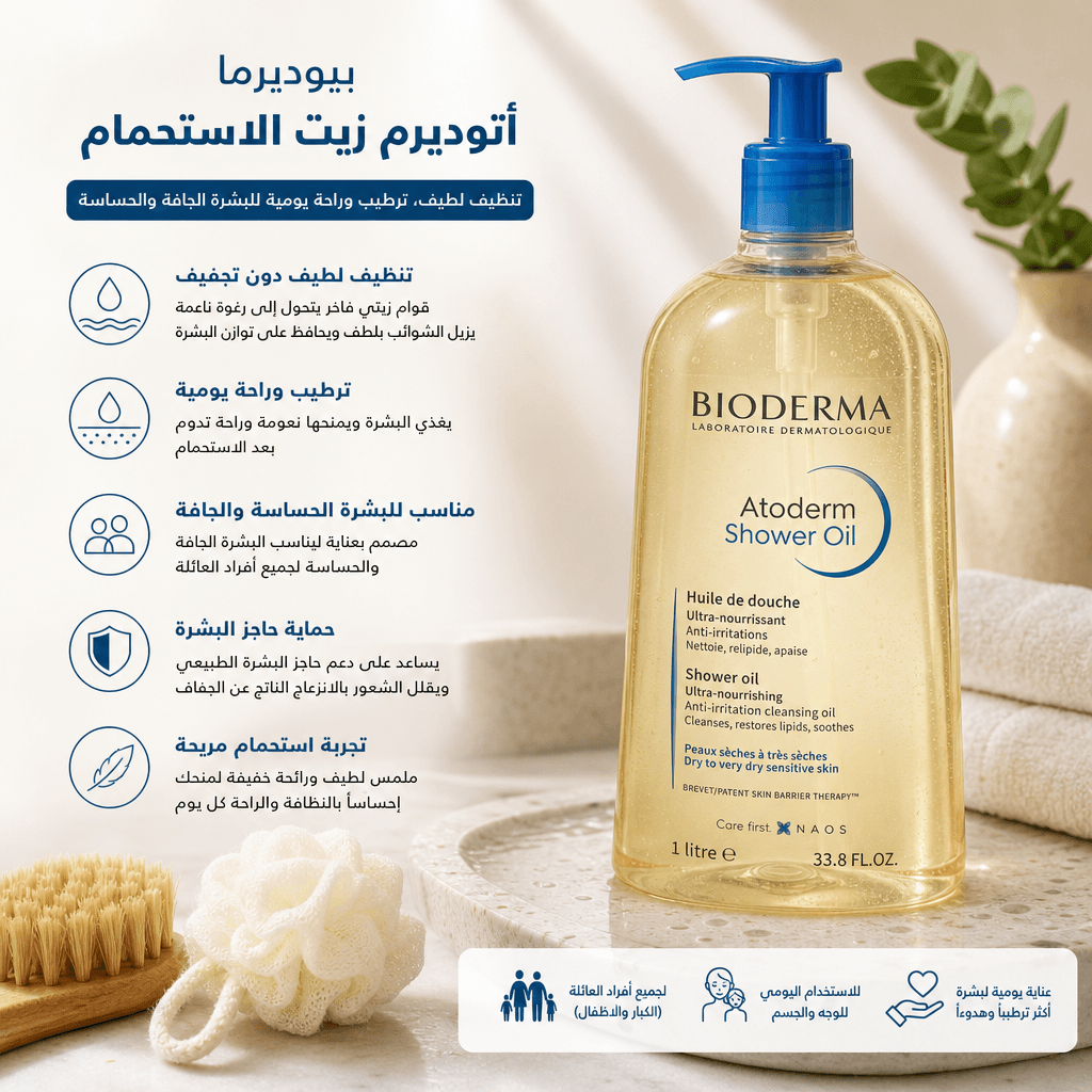 Bioderma Atoderm Shower Oil