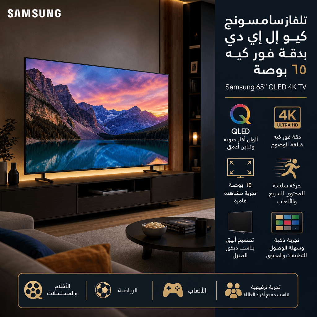Samsung 65'' QLED 4K TV
