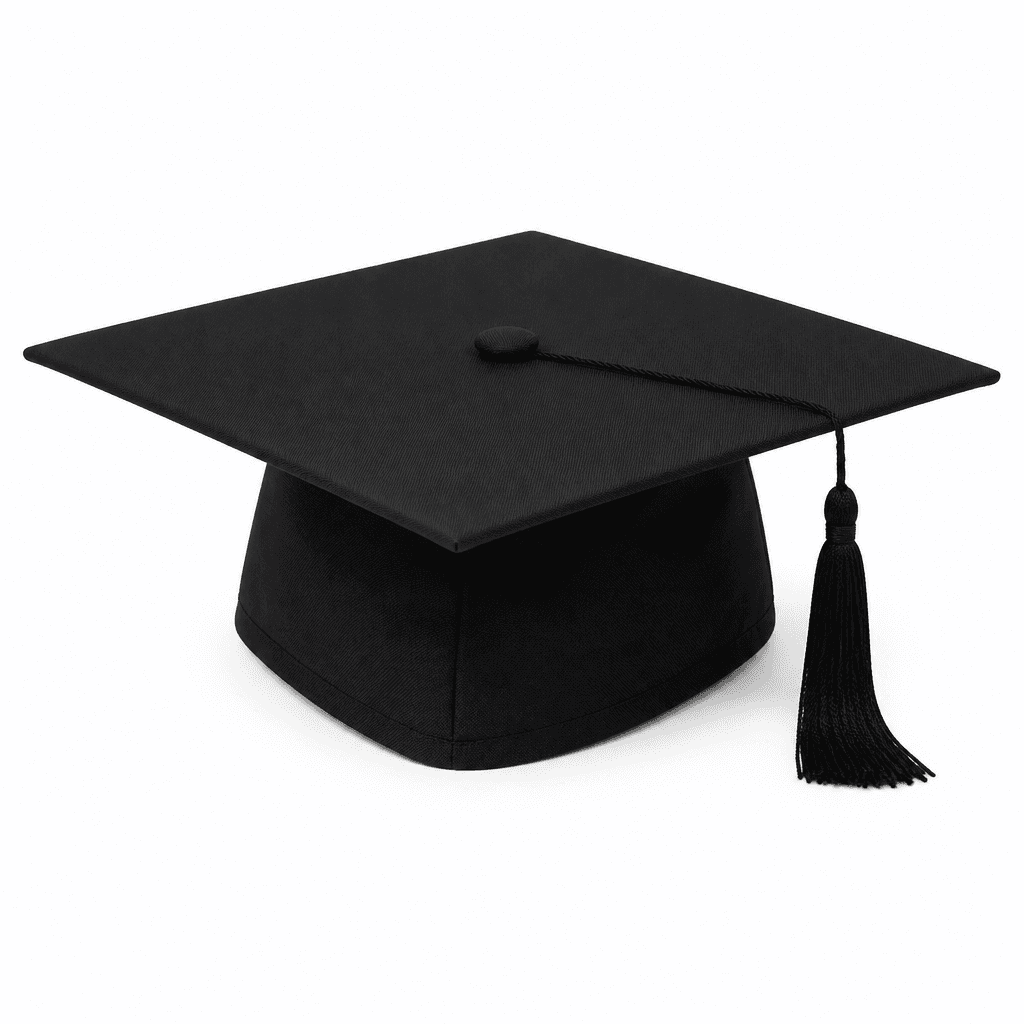 Graduation Cap Black