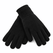 Winter Gloves Wool Black product image