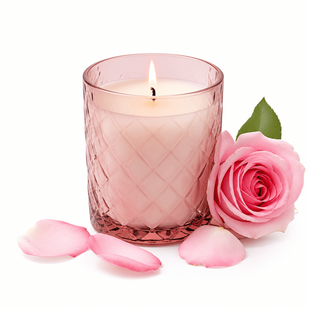 Luxury Candle Rose Scent