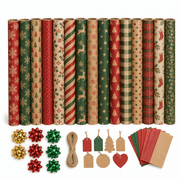 Christmas Gift Wrap Set 20pcs product image