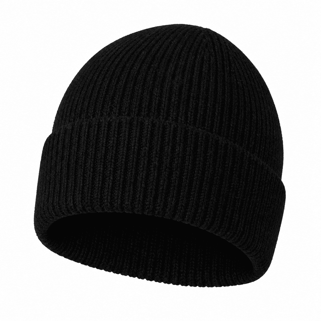 Winter Wool Hat Black