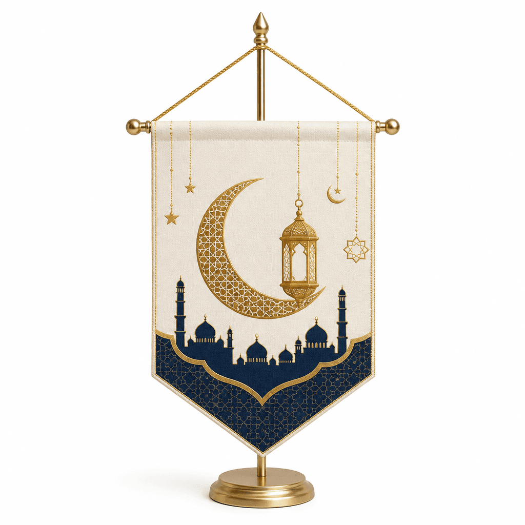 Ramadan Mubarak Table Banner