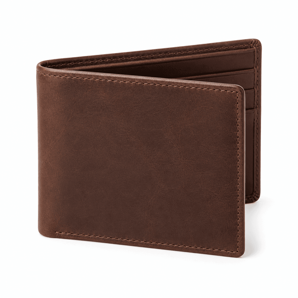 Father's Day Leather Wallet Brown