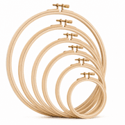 Embroidery Hoop Set 6‑Pack product image
