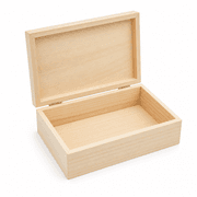 Wooden Craft Box Unfinished product image