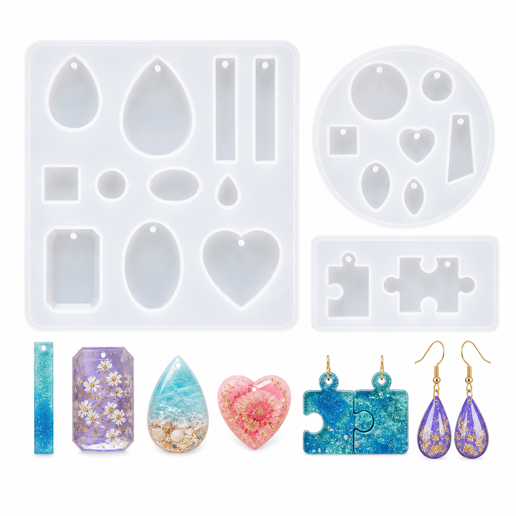 UV Resin Jewelry Mold Set