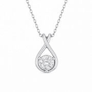 Zales 1/3 CT Diamond Pendant product image